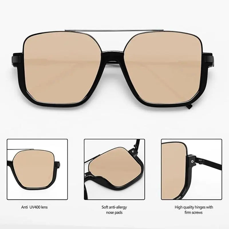 SunVibe™ | Retro Aviator Sunglasses – Unisex UV400 Trend