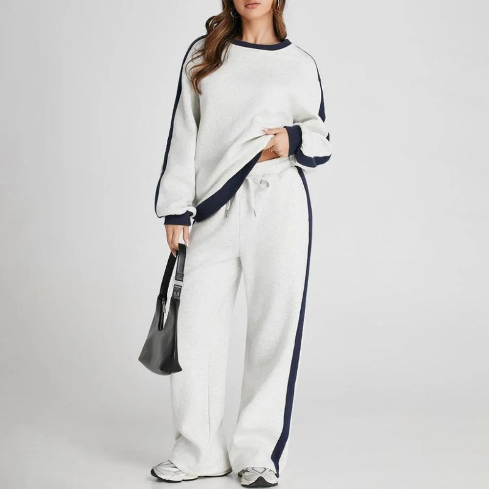 SnugMotion™ | Crewneck Jogger Outfit – Effortless Comfort, Daily Style