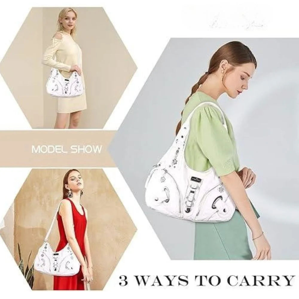 UrbanHobo™ | Multi-Pocket Handbag – Stay Stylish & Organized