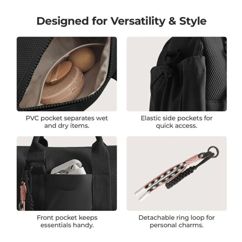 SwiftPack™ | Waterproof Duffel for Women | Keep Wet & Dry Items Separated