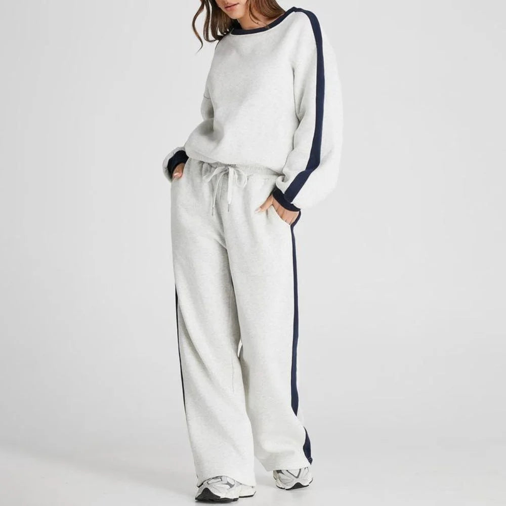 SnugMotion™ | Crewneck Jogger Outfit – Effortless Comfort, Daily Style