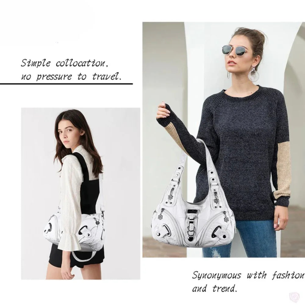 UrbanHobo™ | Multi-Pocket Handbag – Stay Stylish & Organized