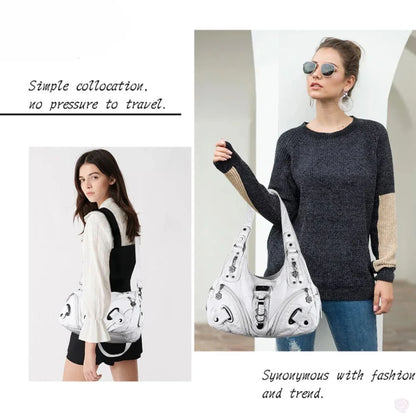 UrbanHobo™ | Multi-Pocket Handbag – Stay Stylish & Organized