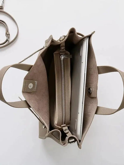 Eleganzia — Genuine Leather Power Tote