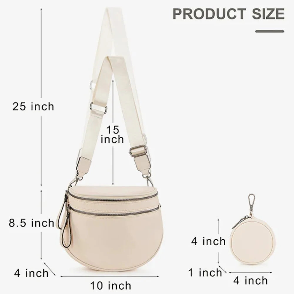 StyleVault™ | Zipper Bum Bag | Hands-Free Style with Hidden Security