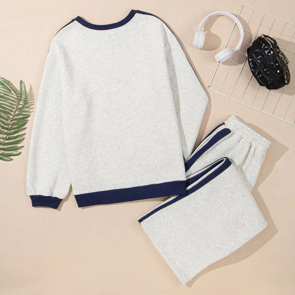 SnugMotion™ | Crewneck Jogger Outfit – Effortless Comfort, Daily Style