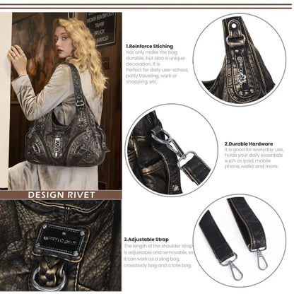 UrbanHobo™ | Multi-Pocket Handbag – Stay Stylish & Organized