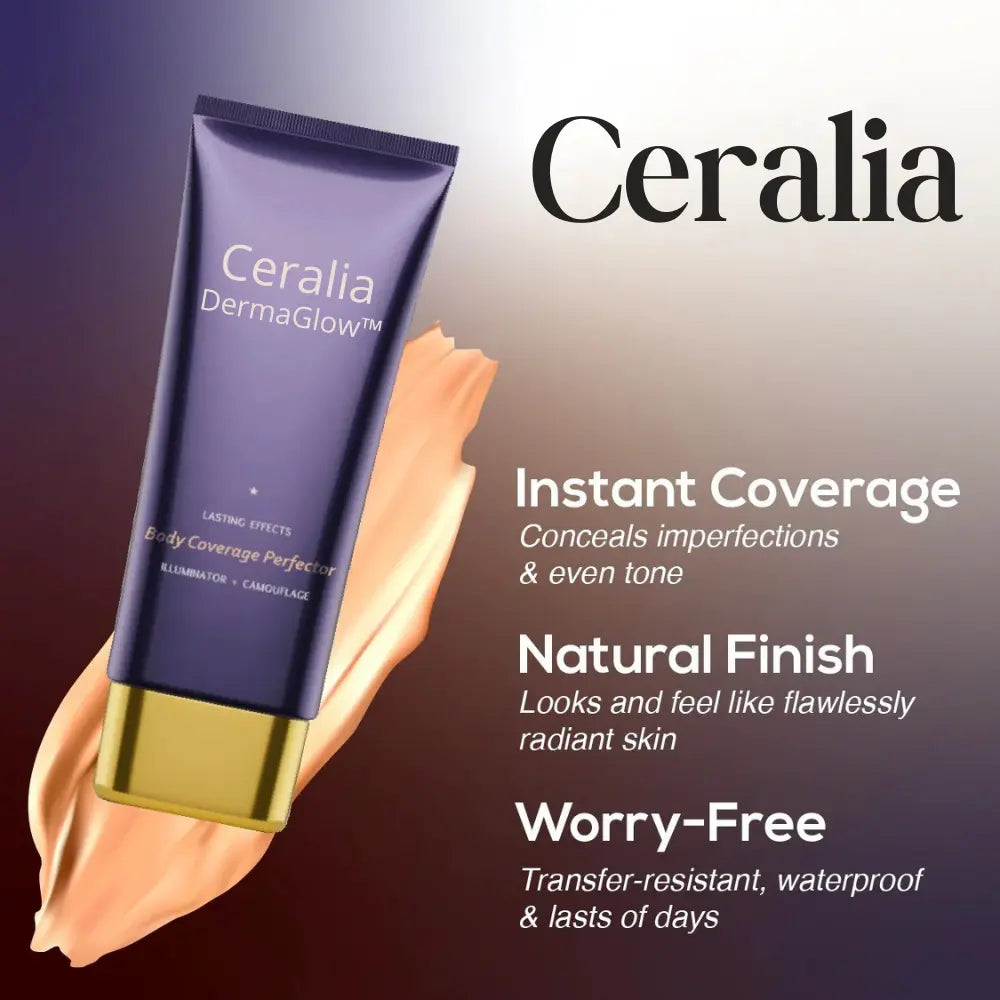 DermaGlow™ | Waterproof Body Coverage Perfector – Flawless, Long-Lasting & Natural Finish