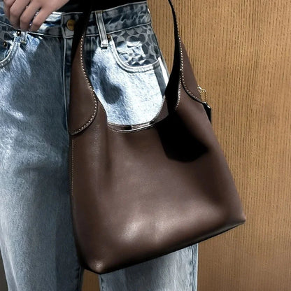 UrbanEase™ | Soft Vegan Leather Shoulder Bag – Carry Light, Look Sharp