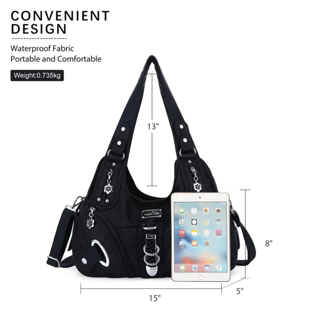 UrbanHobo™ | Multi-Pocket Handbag – Stay Stylish & Organized