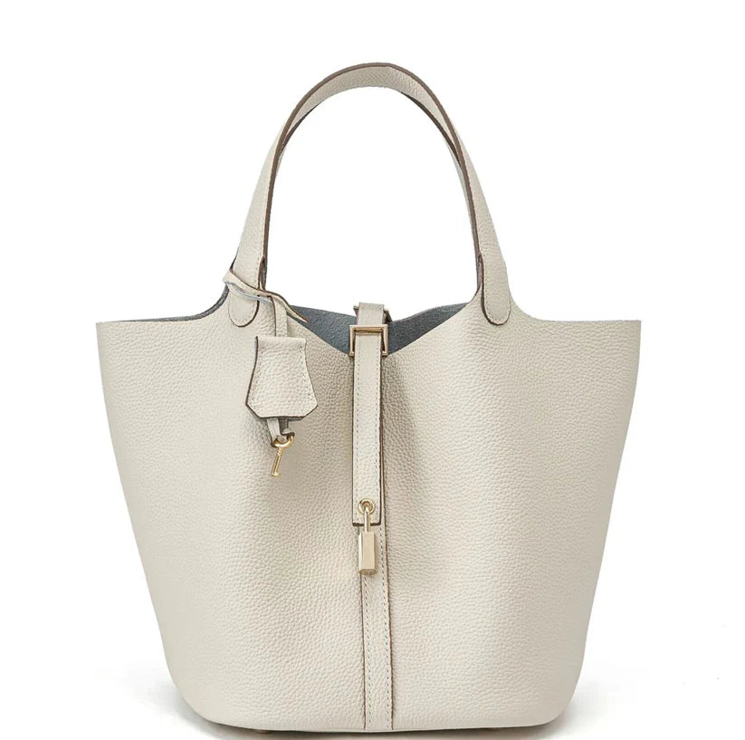 LuxeLock™| Structured Vegan Leather Bag – Secure & Stylish