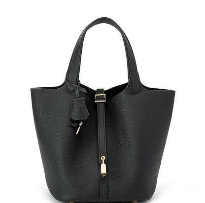 LuxeLock™| Structured Vegan Leather Bag – Secure & Stylish