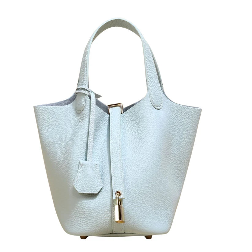 LuxeLock™| Structured Vegan Leather Bag – Secure & Stylish