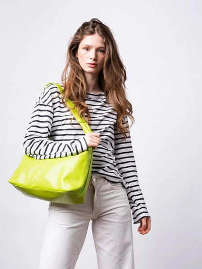 Scarlett Distressed Leather Tote