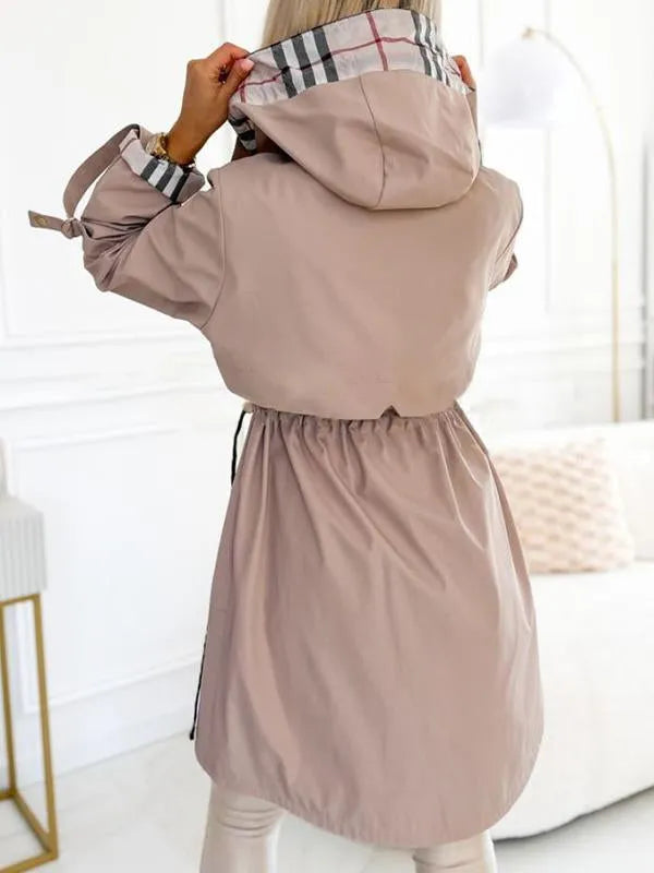 Women's Long Hooded Coat – Warm, Elegant & Comfortable for Winter