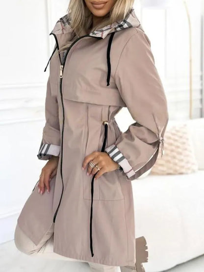 Women's Long Hooded Coat – Warm, Elegant & Comfortable for Winter