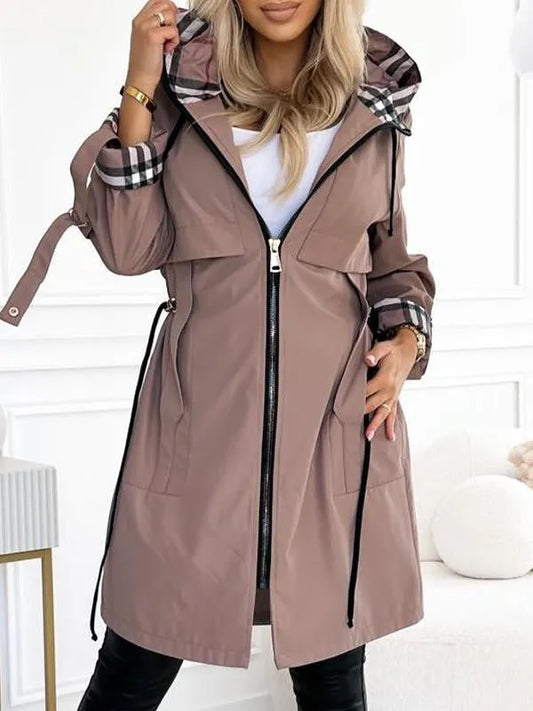 Women's Long Hooded Coat – Warm, Elegant & Comfortable for Winter