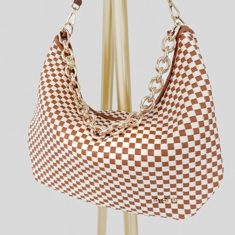 TwistaBag™ | Textured Shoulder Bag – Stylish Without the Effort